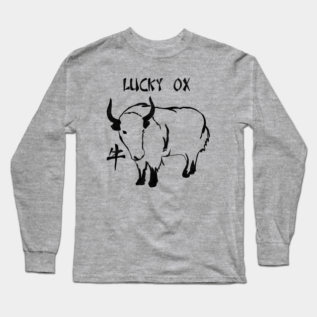 Chinese New Year – Year of the Ox Long Sleeve T-Shirt by valentinahramov